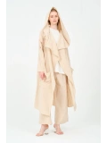 kapüşonlu kimono pantolon takım