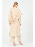 kapüşonlu kimono pantolon takım