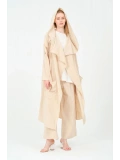 Kapüşonlu pantolon kimono takım