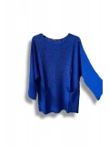 Merserize Triko Kadın Oversize Tunik - 38-52 Beden Uyumlu Standart Beden
