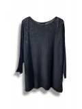 Merserize Triko Kadın Oversize Tunik - 38-52 Beden Uyumlu Standart Beden