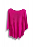 Merserize Triko Oversize Bluz - 38-52 Beden Uyumlu - Salaş Kazak
