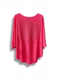 Merserize Triko Oversize Bluz - 38-52 Beden Uyumlu - Salaş Kazak