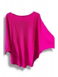 Merserize Triko Oversize Bluz - 38-52 Beden Uyumlu - Salaş Kazak