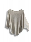Merserize Triko Oversize Bluz - 38-52 Beden Uyumlu - Salaş Kazak