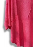 Merserize Triko Oversize Bluz - 38-52 Beden Uyumlu - Salaş Kazak