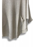Merserize Triko Oversize Bluz - 38-52 Beden Uyumlu - Salaş Kazak