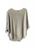 Merserize Triko Oversize Bluz - 38-52 Beden Uyumlu - Salaş Kazak