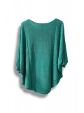 Merserize Triko Oversize Bluz - 38-52 Beden Uyumlu - Salaş Kazak