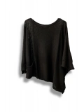 Oversize Cepli Merserize Bluz | 38-52 Beden Uyumlu Rahat Kalıp Triko