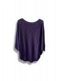 Oversize Cepli Merserize Bluz | 38-52 Beden Uyumlu Rahat Kalıp Triko