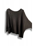 Oversize Cepli Merserize Bluz | 38-52 Beden Uyumlu Rahat Kalıp Triko