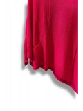 Oversize Cepli Merserize Bluz | 38-52 Beden Uyumlu Rahat Kalıp Triko