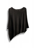 Oversize Cepli Merserize Bluz | 38-52 Beden Uyumlu Rahat Kalıp Triko