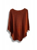 Oversize Cepli Merserize Bluz | 38-52 Beden Uyumlu Rahat Kalıp Triko