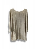 Oversize Merserize Triko Bluz | 38-52 Beden Uyumlu