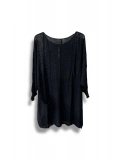 Oversize Merserize Triko Bluz | 38-52 Beden Uyumlu