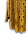 Oversize Merserize Triko Bluz - Delikli Desenli Kazak (38-52 Beden)