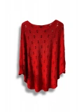 Oversize Merserize Triko Bluz - Delikli Desenli Kazak (38-52 Beden)