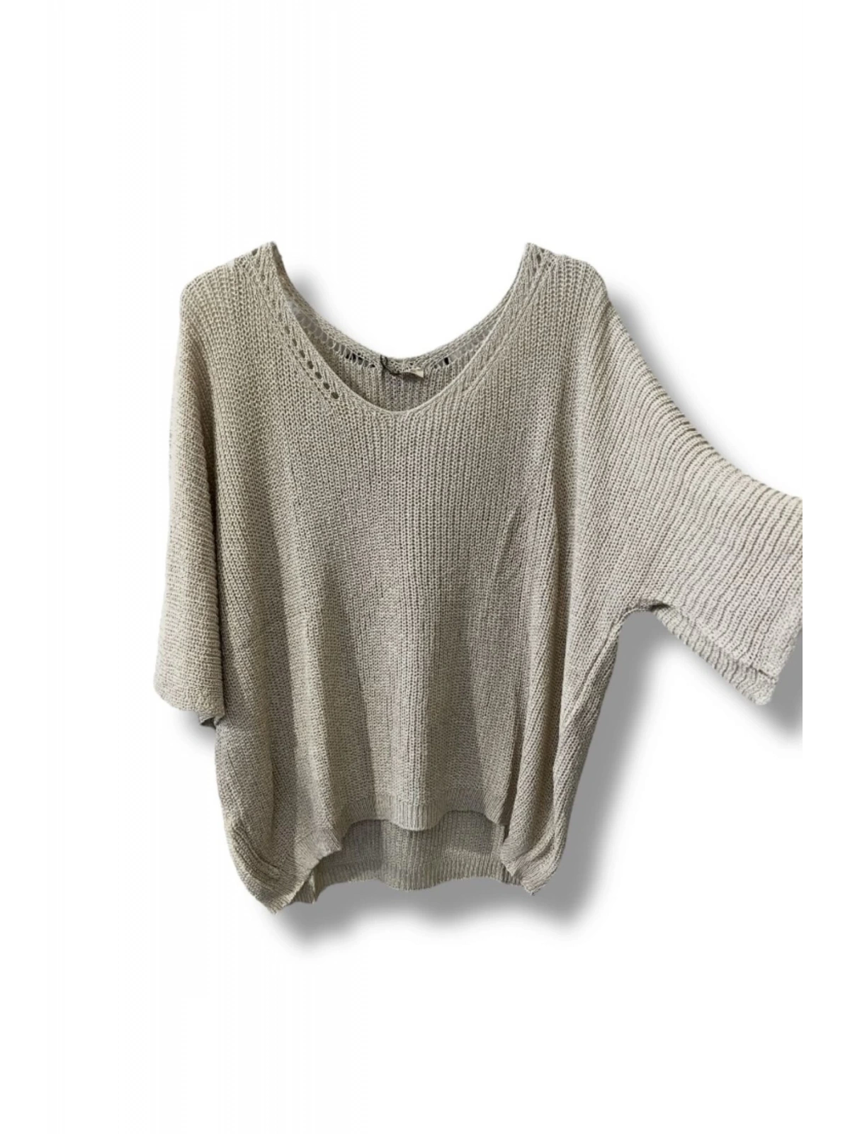 Duru Oversize Merserize Triko-yeşil