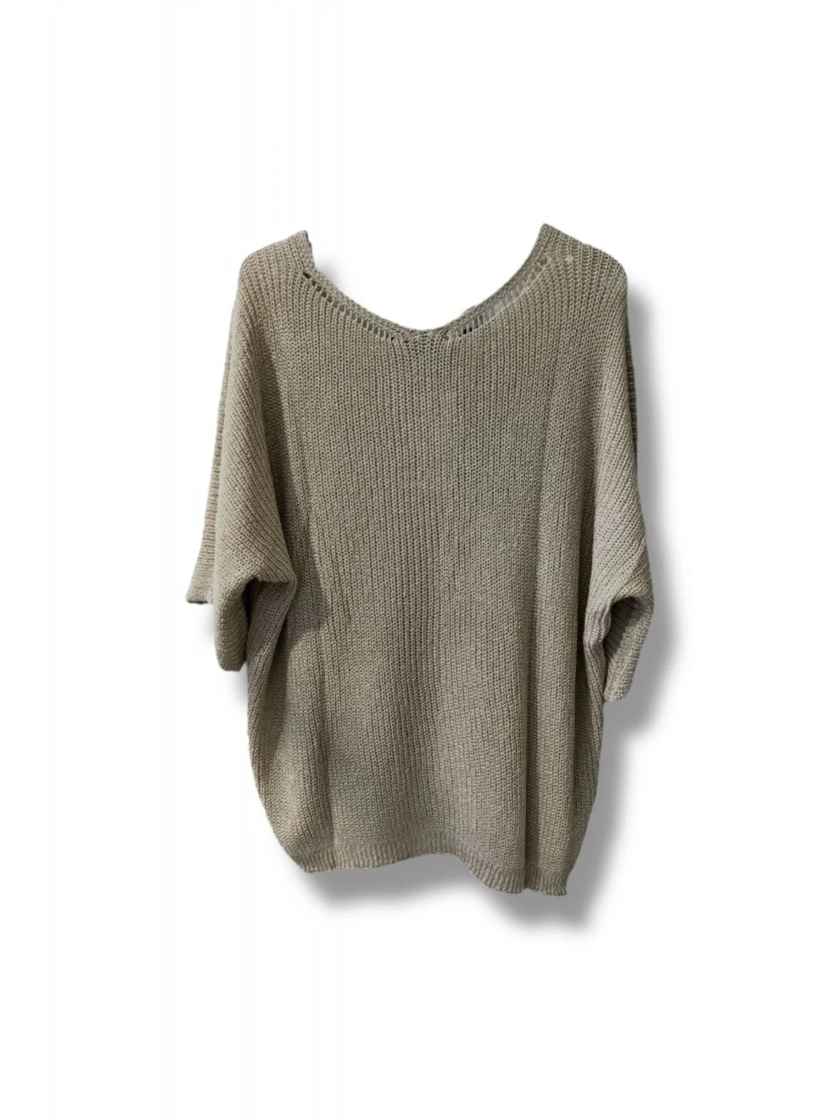 Duru Oversize Merserize Triko-yeşil