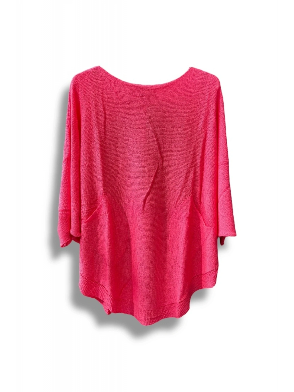 Merserize Triko Oversize Bluz - 38-52 Beden Uyumlu - Salaş Kazak