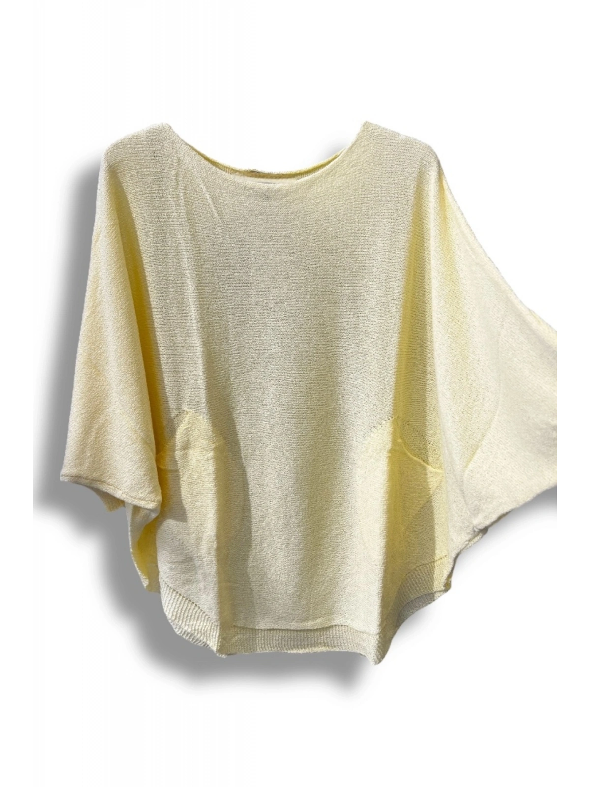 Merserize Triko Oversize Bluz - 38-52 Beden Uyumlu - Salaş Kazak