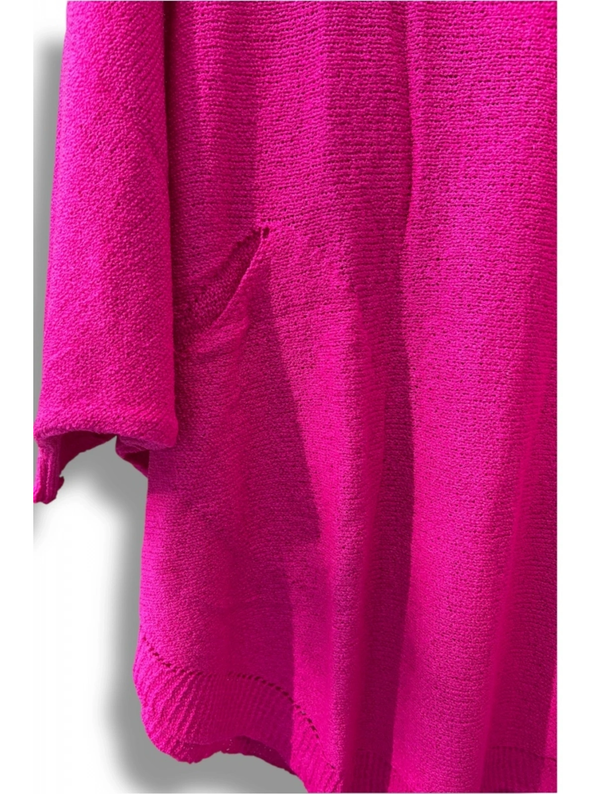 Merserize Triko Oversize Bluz - 38-52 Beden Uyumlu - Salaş Kazak