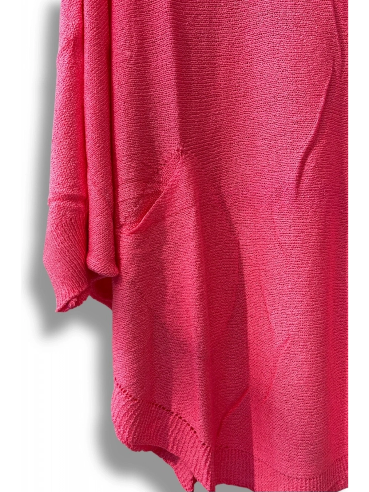 Merserize Triko Oversize Bluz - 38-52 Beden Uyumlu - Salaş Kazak