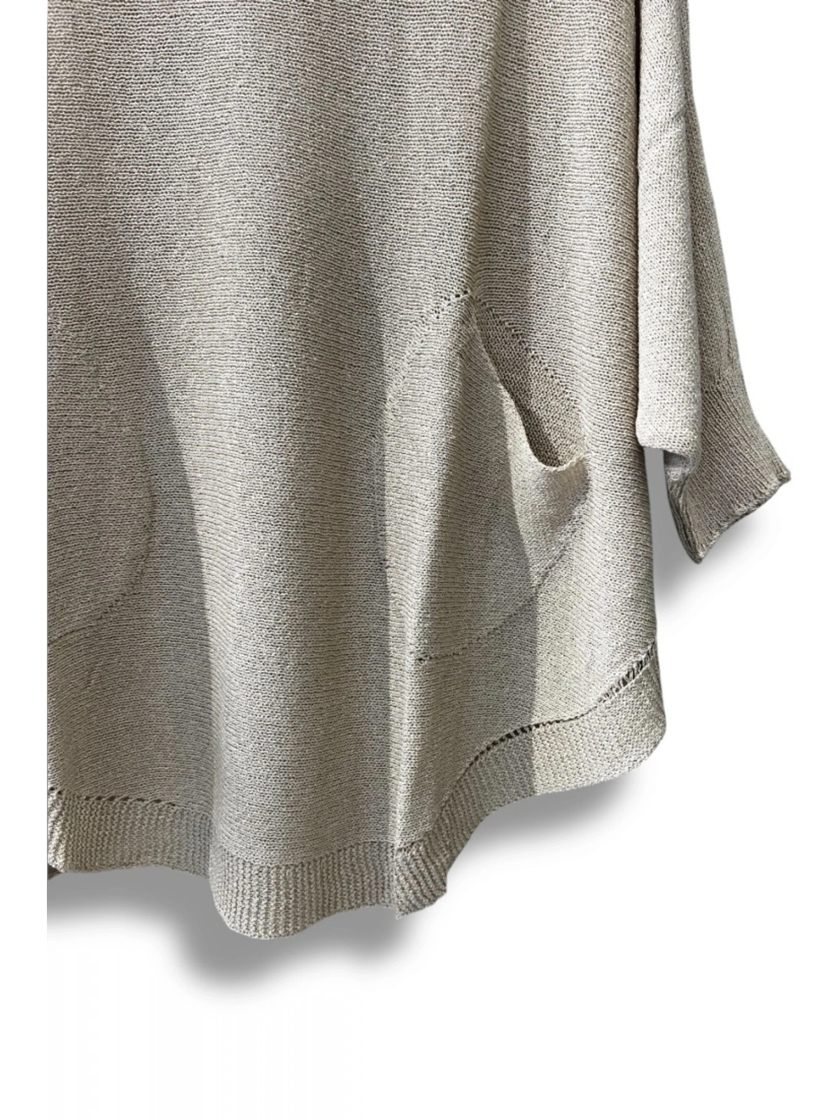 Merserize Triko Oversize Bluz - 38-52 Beden Uyumlu - Salaş Kazak