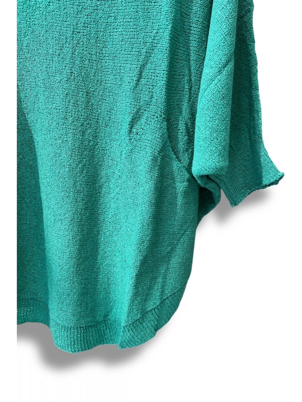 Merserize Triko Oversize Bluz - 38-52 Beden Uyumlu - Salaş Kazak