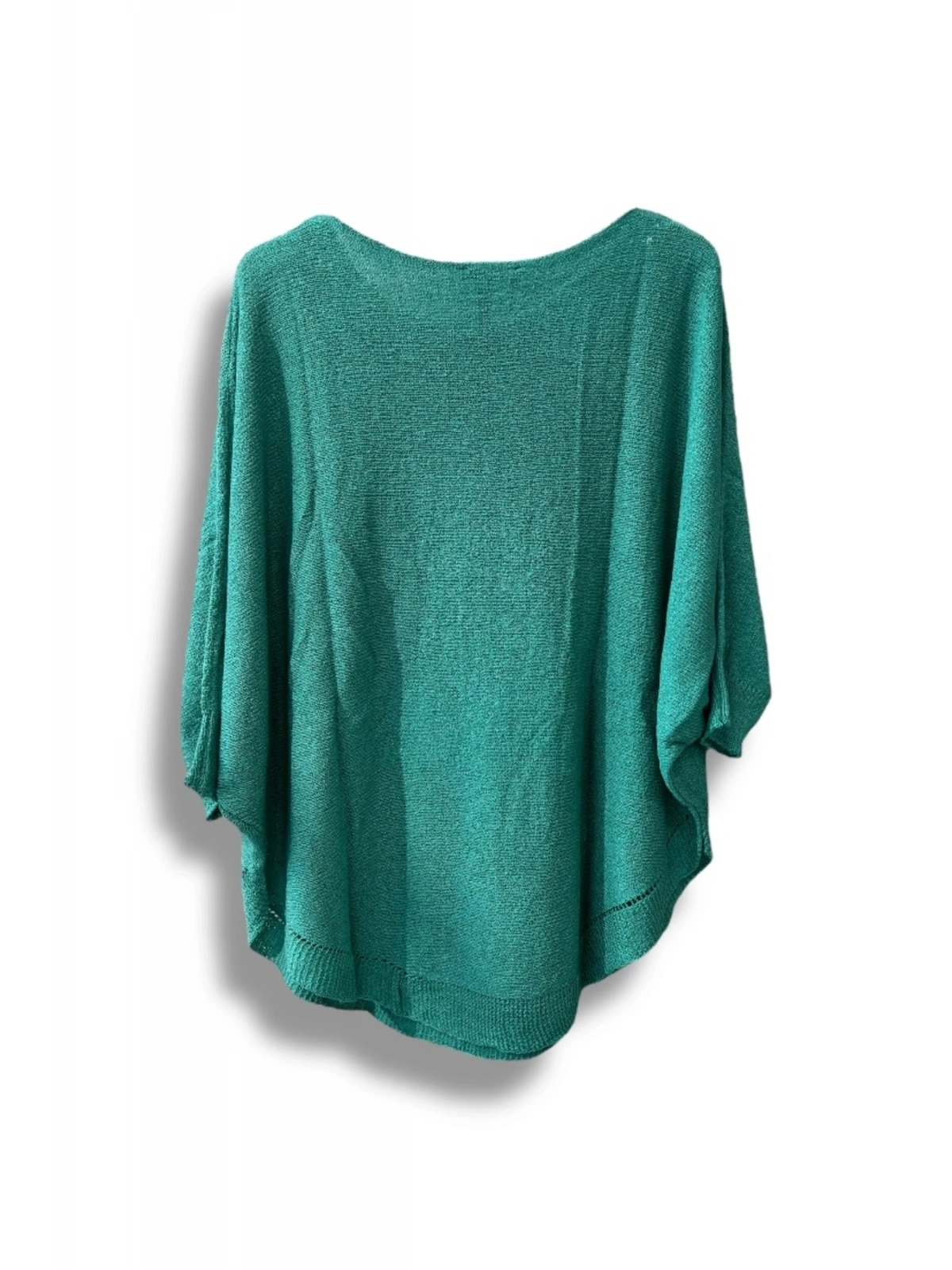 Merserize Triko Oversize Bluz - 38-52 Beden Uyumlu - Salaş Kazak