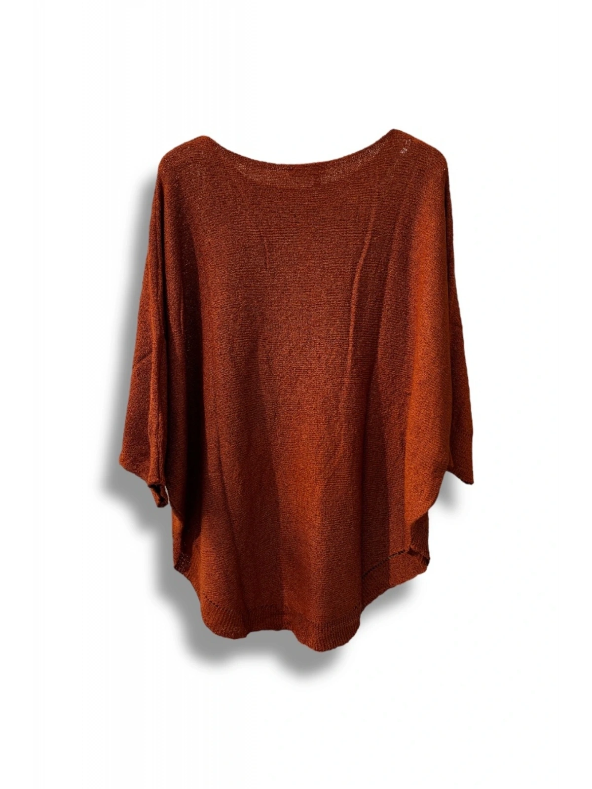 Oversize Cepli Merserize Bluz | 38-52 Beden Uyumlu Rahat Kalıp Triko
