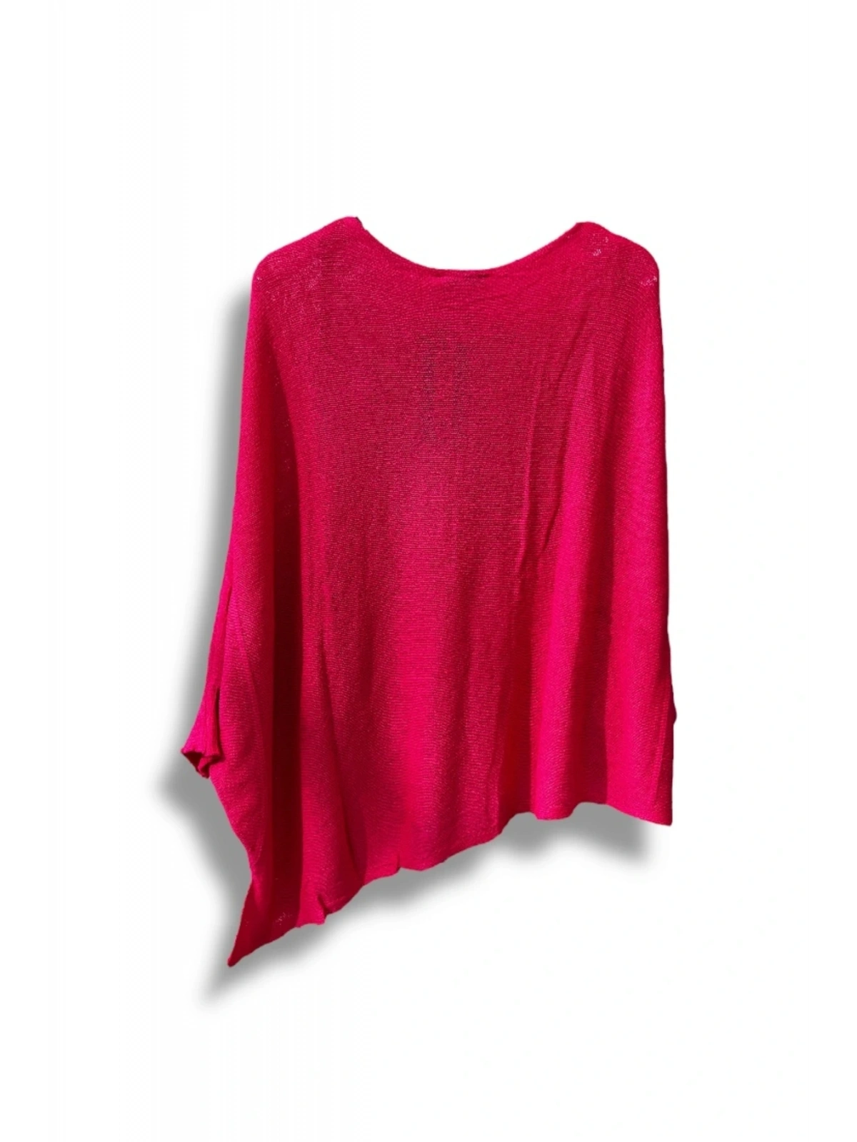 Oversize Cepli Merserize Bluz | 38-52 Beden Uyumlu Rahat Kalıp Triko