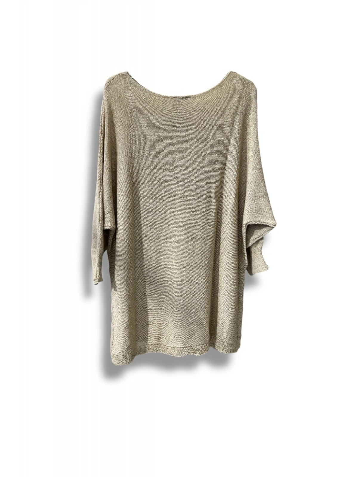 Oversize Merserize Triko Bluz | 38-52 Beden Uyumlu