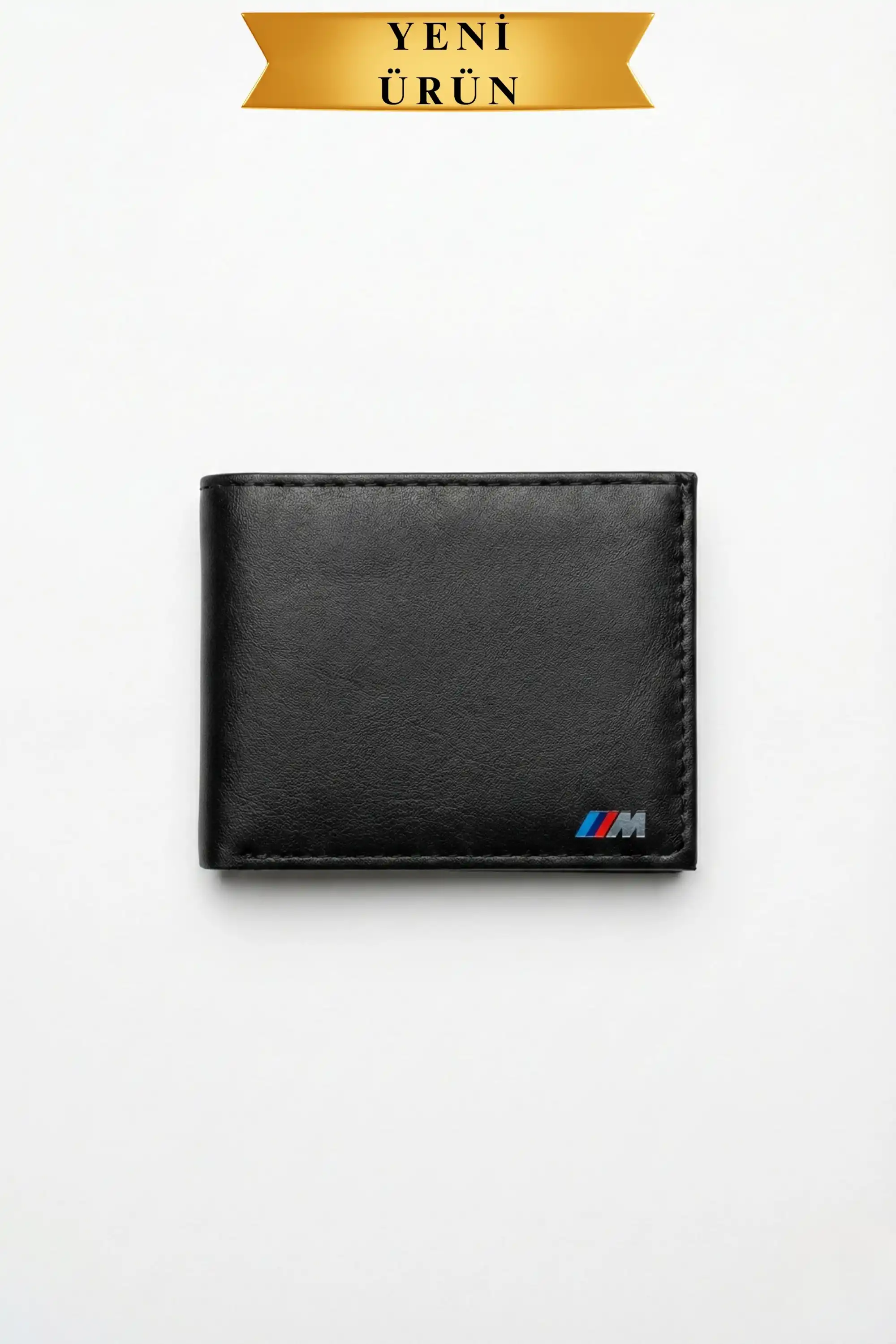 M Performans Logolu Siyah Erkek Cüzdan - Hediyelik Lüks Cüzdan