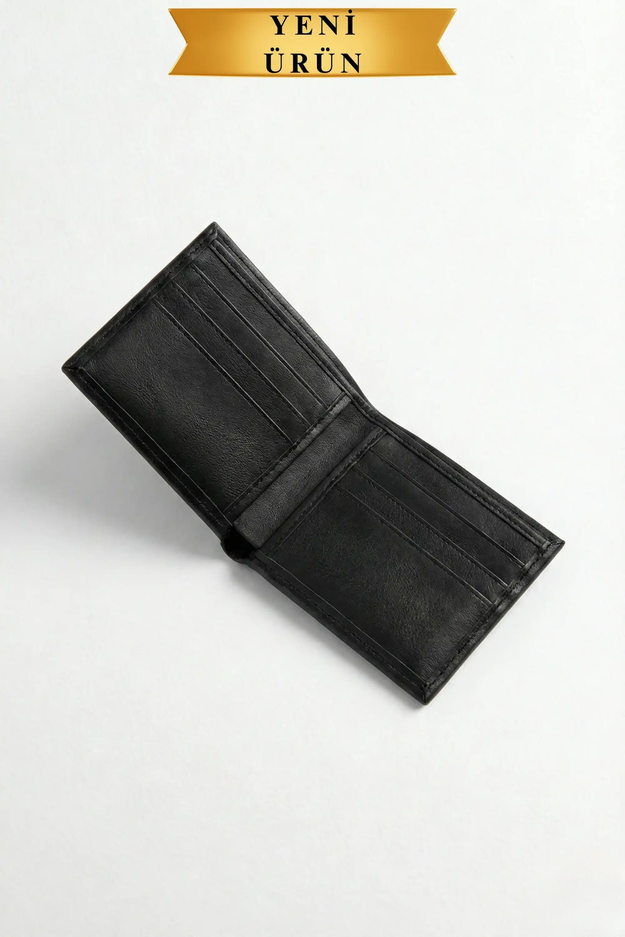 M Performans Logolu Siyah Erkek Cüzdan - Hediyelik Lüks Cüzdan