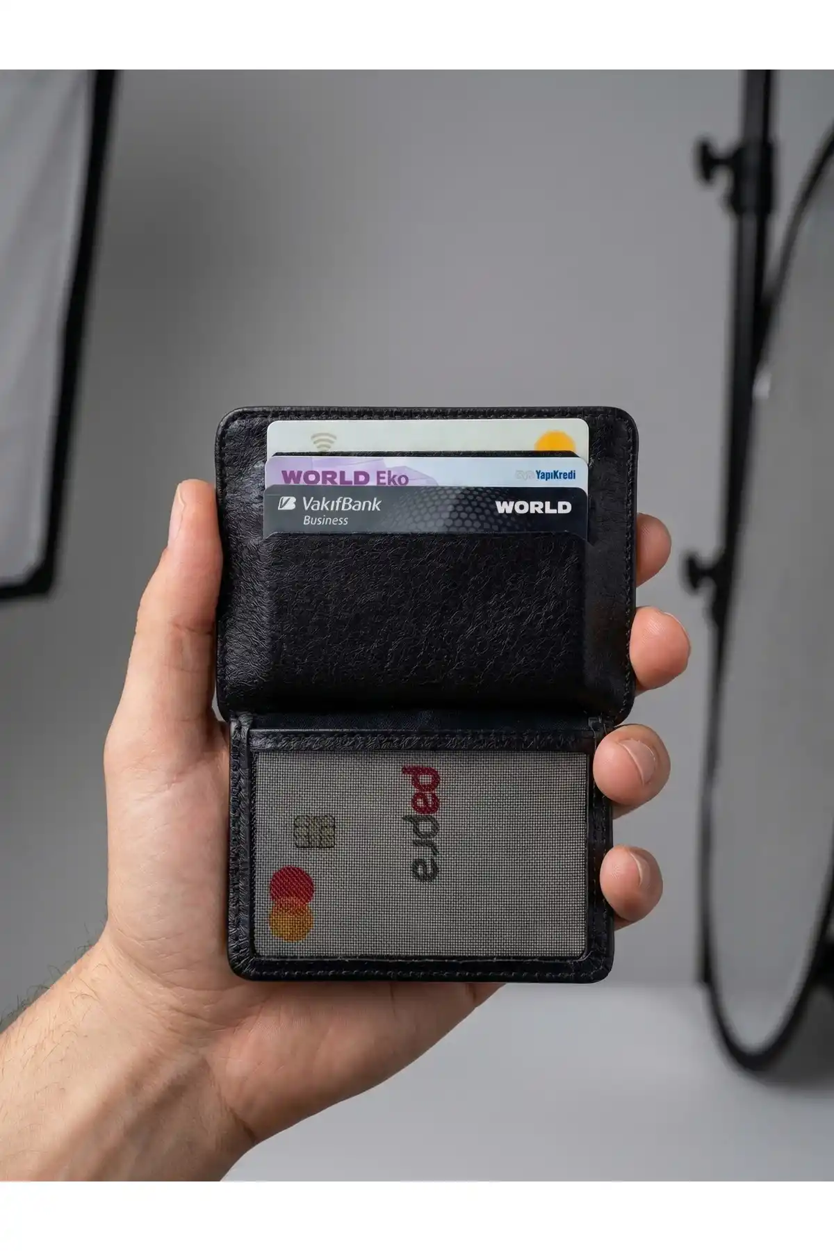 İsim baskılı Kartlık Hakiki Deri Unisex Cüzdan Portföy Süper İnce Portföy Model