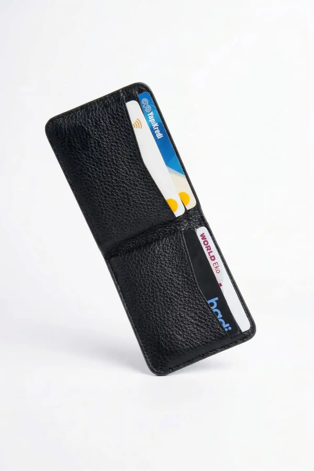 Hakiki Deri Cüzdan Kartlık Portföy 12 Bölmeli Kart Ufak Mıknatıslı Yeni Nesil Minimal Model