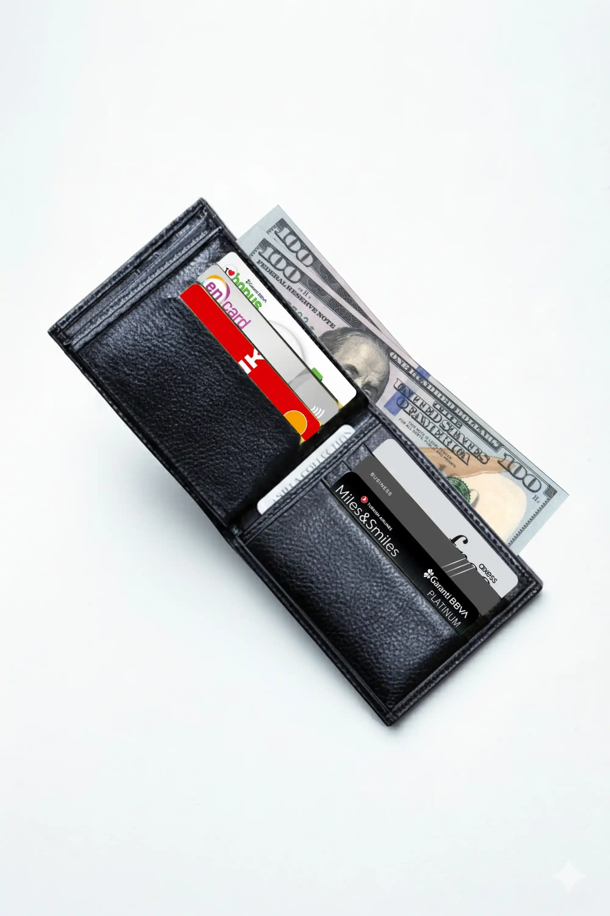 Hakiki Deri Erkek Cüzdan İsim Baskılı Yatay Cüzdan Kartlık Portföy