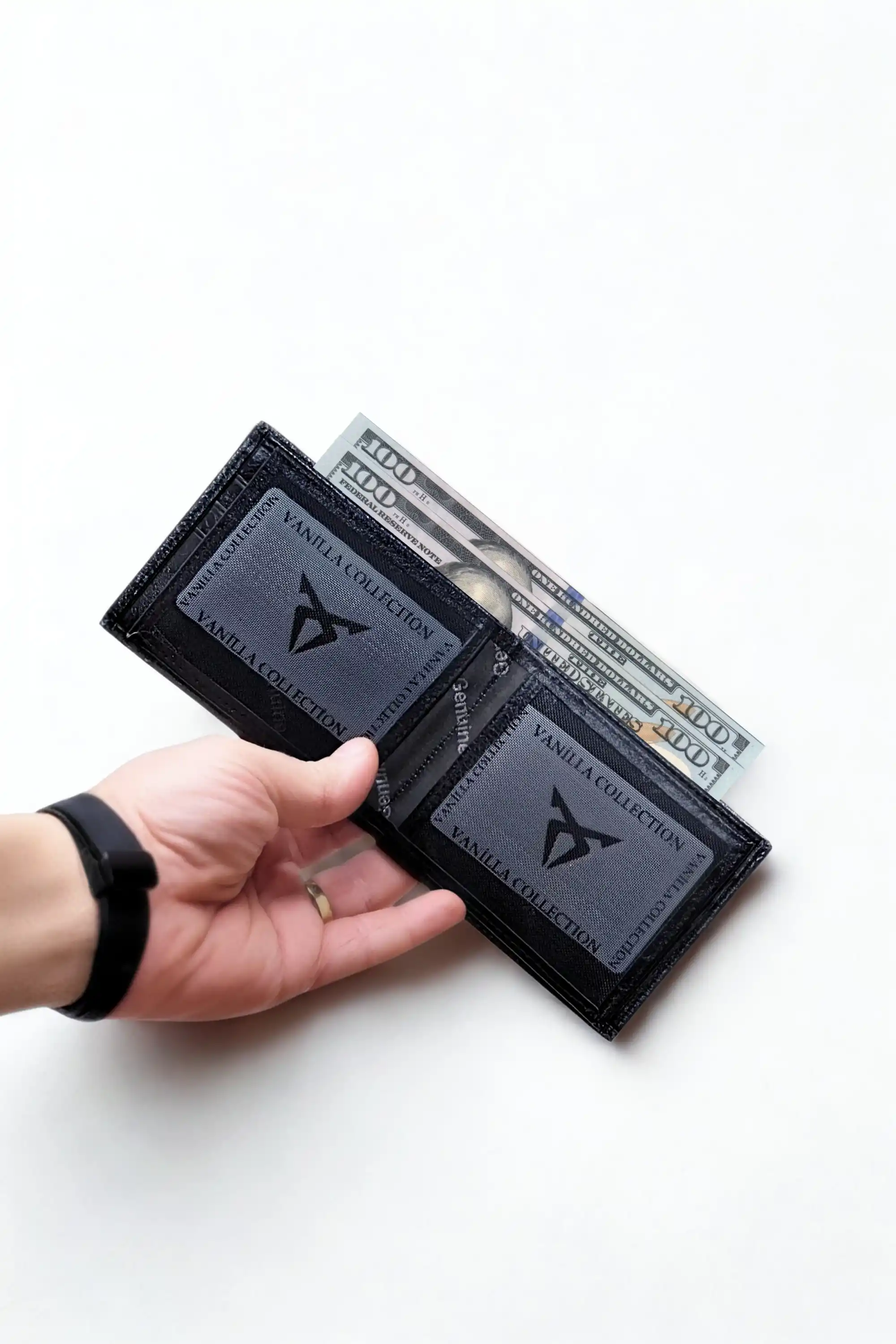 Hakiki Deri Erkek Cüzdan İsim Baskılı Yatay Cüzdan Kartlık Portföy