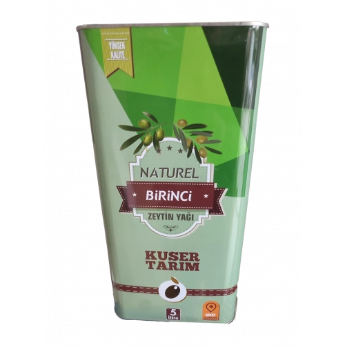 KUSER NATUREL BİRİNCİ ZEYTİNYAĞI 5 LT TENEKE