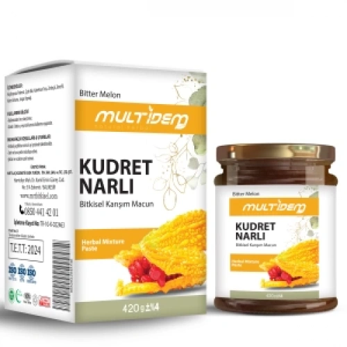 MRT - MULTİDEM KUDRET NARLI BALLI MACUN 420 GR CAM KAVANOZ