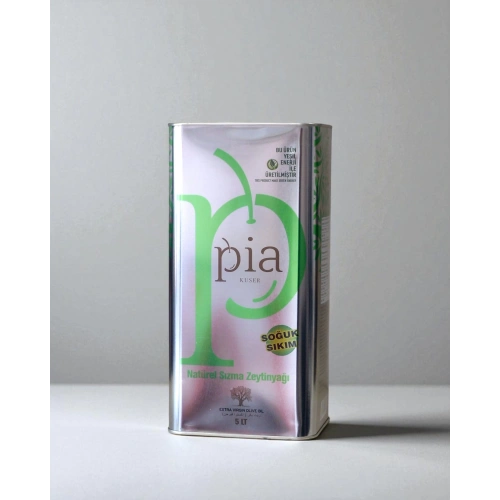PİA KUSER SOGUK SIKIM NATUREL SIZMA ZEYTİNYAĞI 5 LT