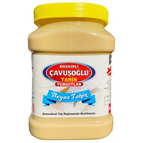 ÇAVUŞOĞLU ODUN ATEŞİNDE TEK KAVRULMUŞ KEPEKSİZ BEYAZ TAHİN 930G