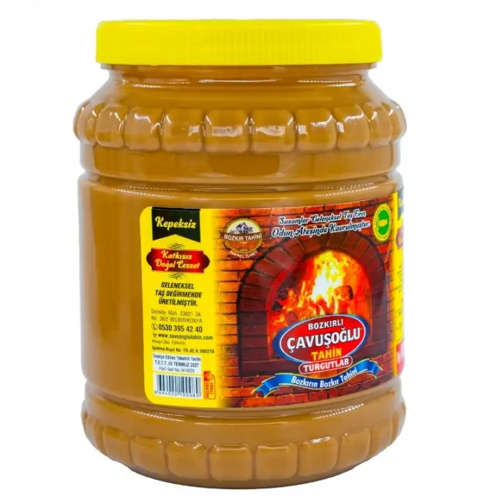 Çavuşoğlu odun ateşinde karafırında çifte kavrulmuş kepeksiz bozkır Tahini 930g