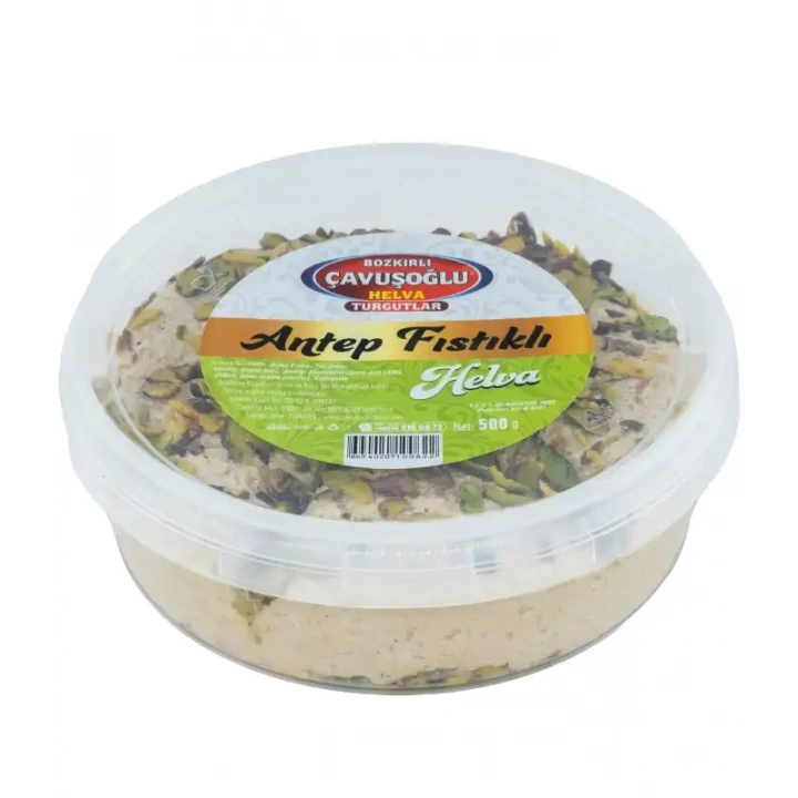 Çavuşoğlu Tahinli Helva Antepfıstıklı 500gr pet