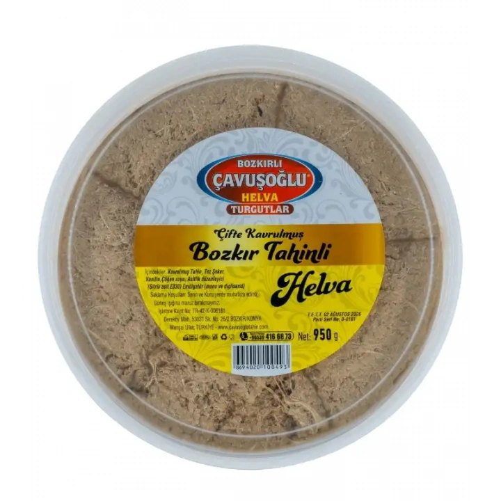 Çavuşoğlu Tahinli Helva sade kavrulmuş 950gr pet