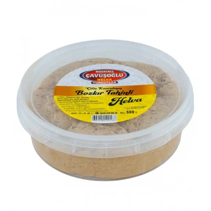 Çavuşoğlu Tahinli Helva sade vanilyalı 500gr pet