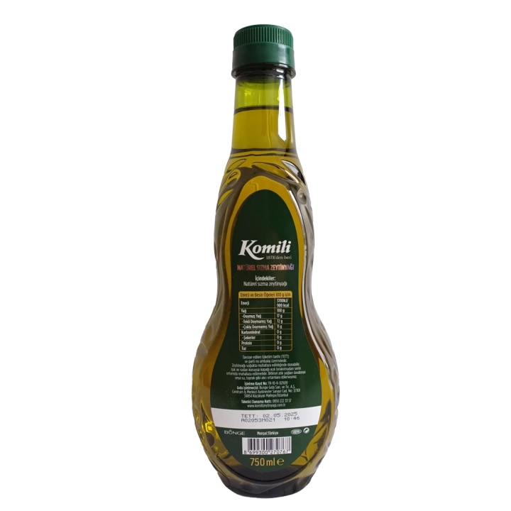 KOMİLİ SIZMA ZEYTINYAGI BANMALIK 750 ML PET